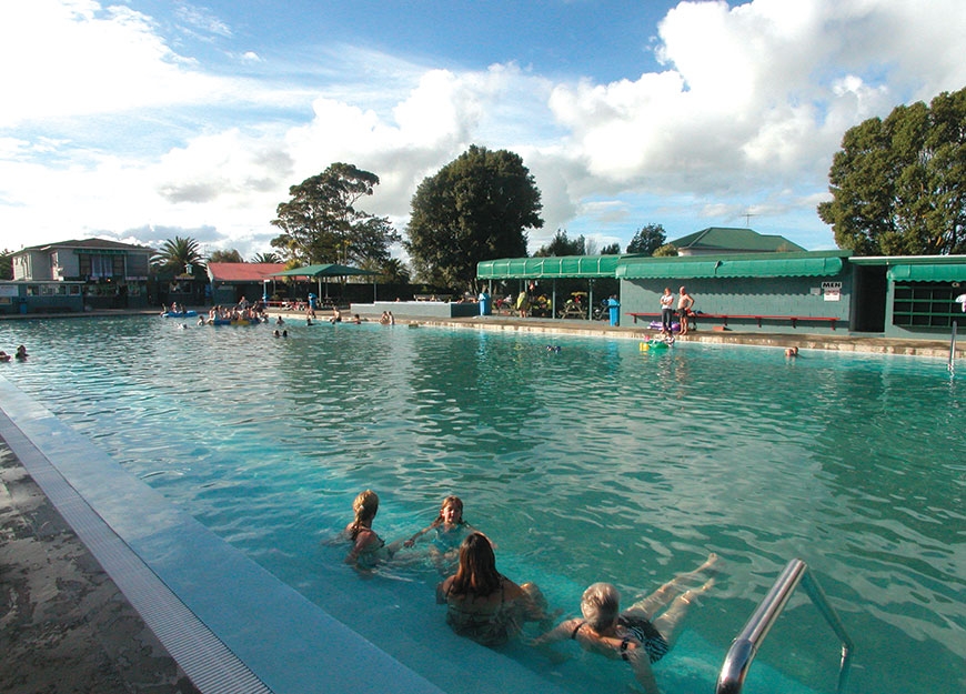 large pool at Miranda Hot Springs